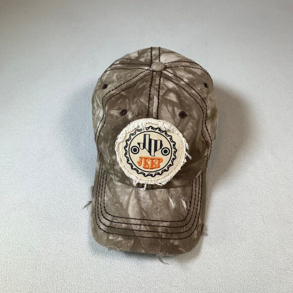 Jeep Wrangler Texas camo hunting hat cap distressed - Picture 3 of 6